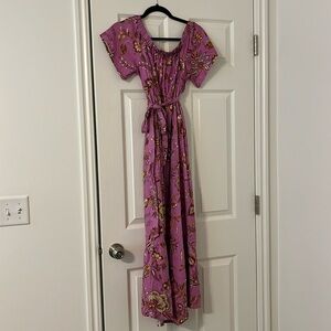 ISABEL Maternity NWT Dress Pink Floral Pattern Size S